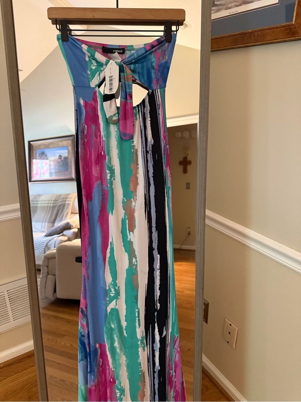 Multi-Color Cutout Maxi Dress - Women - Picture 4 of 4